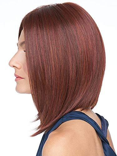Raquel Welch & Maxwigs On Point Wig Color RL19/23 BISCUIT - 12\" Perfect Angled Bob Razor Cut Heat Friendly Front Monofilament Top Classic Natural Peluca Memory Cap Bundle MaxWigs Hairloss Booklet