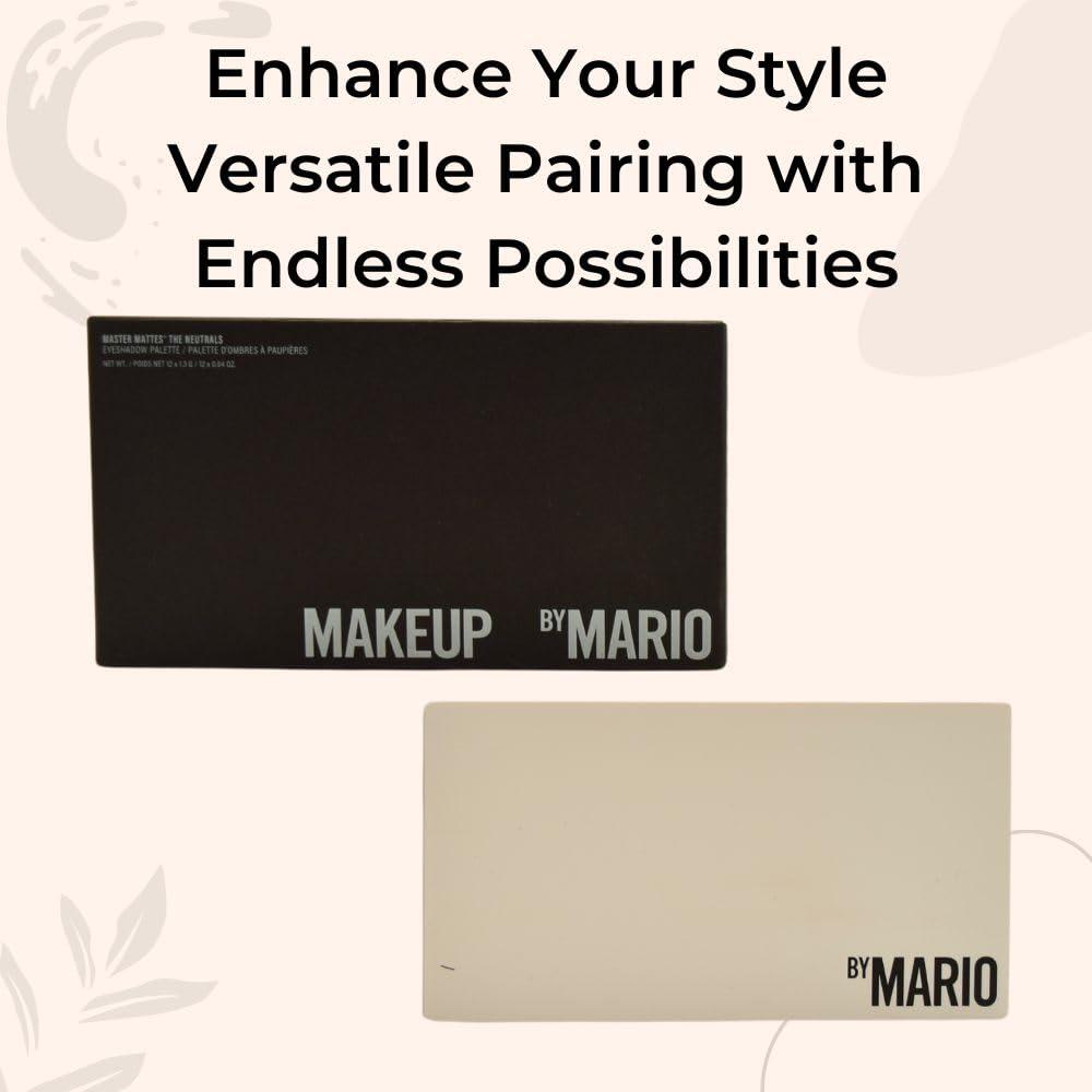 Makeup By Mario Makeup By Mario Master Mattes Eyeshadow Palette - The Neutrals, 0.65 Ounce (Pack of 1)