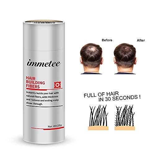 immetee immetee Hair Building Fibres Powder, Hair Fibres for Women & Men, 28g