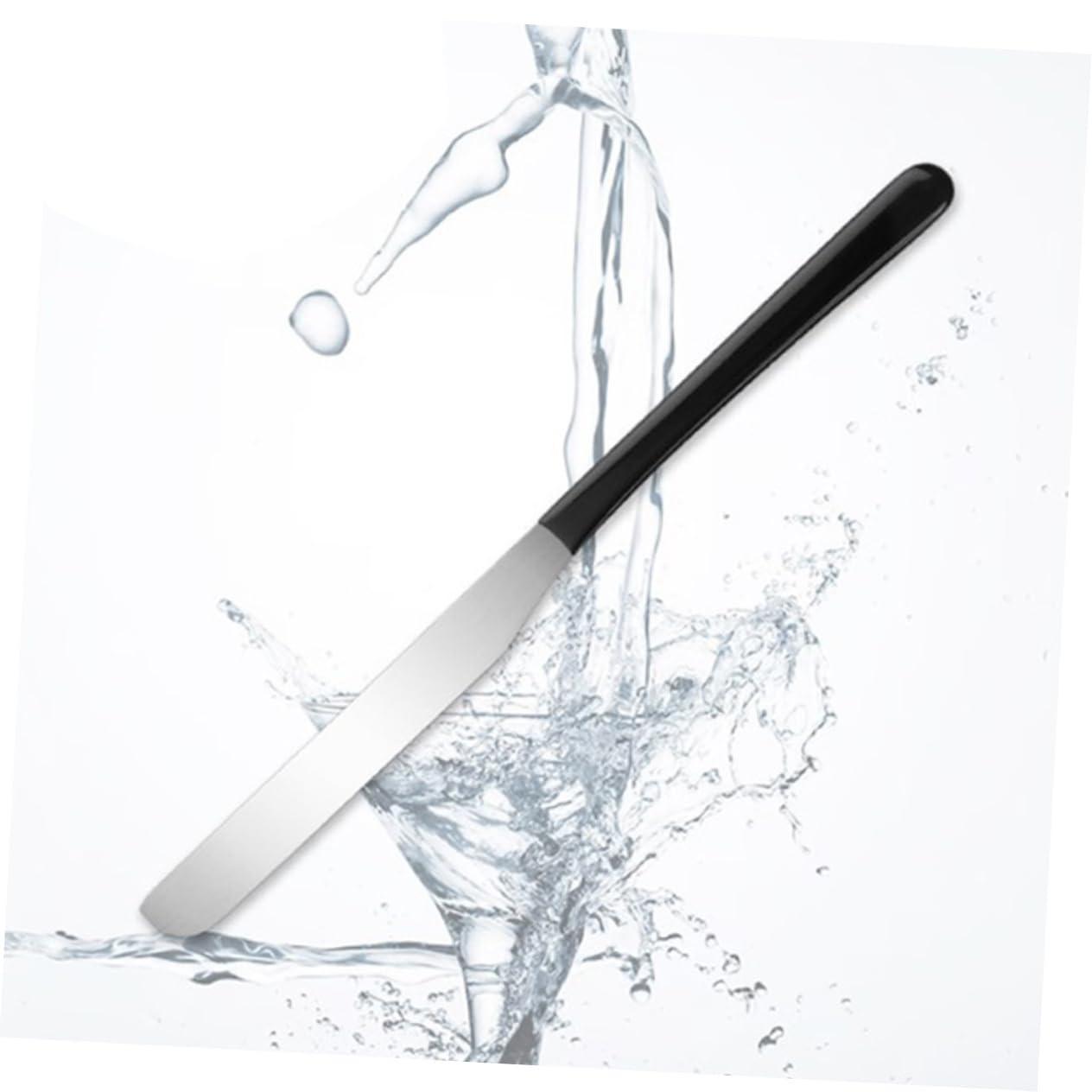 MAGICLULU MAGICLULU Cosmetic Mixing Makeup Spatula Double Foundation Makeup Stirring Tool Metal Makeup Spatula