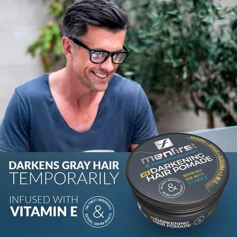 MENFIRST MENFIRST Gradual Gray - Good Bye Gray Hair- 3-in-1 Shampoo and Hair Pomade - 2 Pack Bundle
