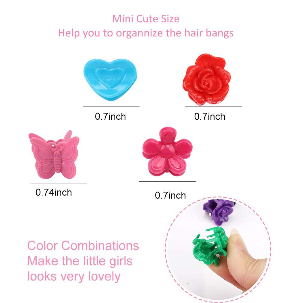 YISSION YISSION 200 Pcs Mini Hair Clips + 16 Pieces Fancy Rhinestone Bobby Pins