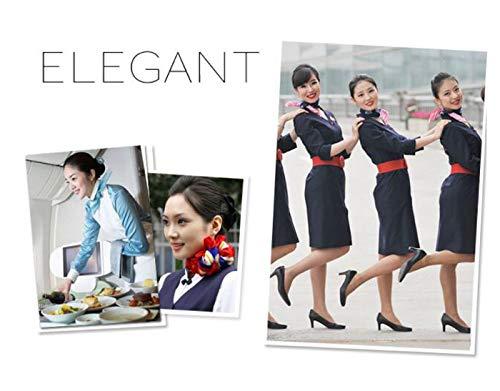 ericotry 1Pcs Women Girls Rhinestone Satin Bowknot Barrette Decorative Hair Clip Hair Bun Cover Snood Net for Nurse Bank Worker Restaurant Stewardess (Black)