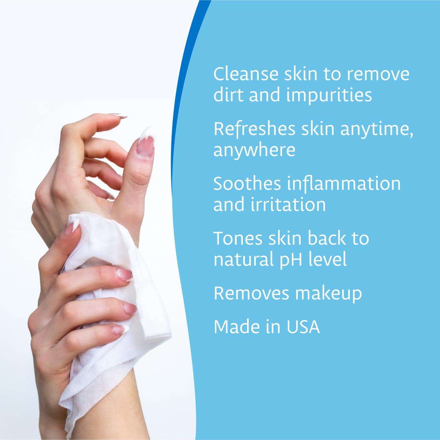 Pharma-C-Wipes The Pharma-C Company 100% Witch Hazel Wipes [40 Wipes] - Daily Toner & Astringent Cleansing Cloths For Face