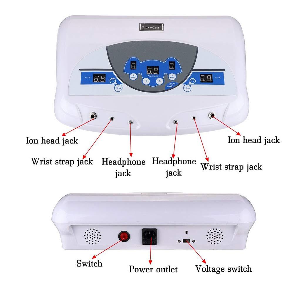 Generic Ionic Foot Bath Machine Dual User Detox 110V/220V Cell Cleanse SPA with MP3 Arrays for Health Care Beauty Salon - Best Gift for Foot Spa Tub Services