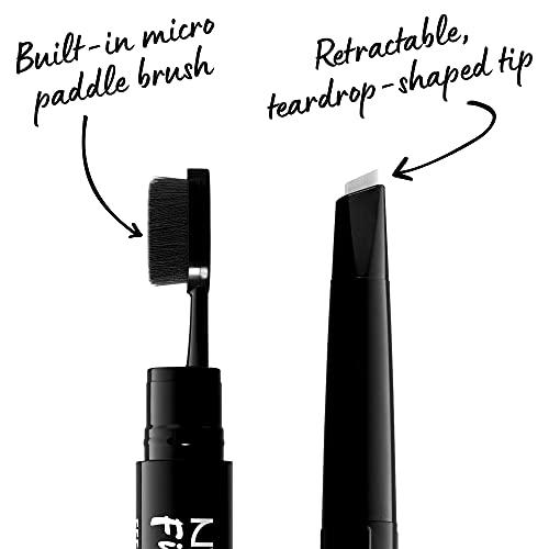 NYX PROFESSIONAL MAKEUP NYX PROFESSIONAL MAKEUP Fill & Fluff Eyebrow Pomade Pencil, Clear