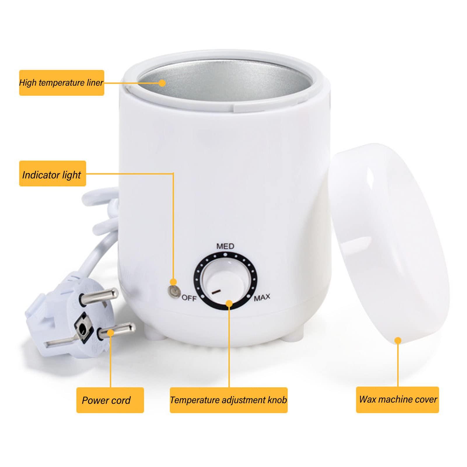 Jiawu Paraffin Wax Machine, Quick Heating Paraffin Wax Warmer Moisturizing Kit, Soothing Relief with Parrafin Hot Wax At Home Paraffin Wax Bath, Silicone Inner (US Plug)