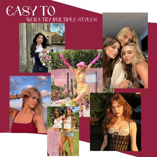 Vivien Vivien Micro Loop Hair Extensions Human Hair Ombre Micro Ring Hair Extensions Real Human Hair Natural Black to Brwon with Ash Blonde Micro Bead Human Hair Extensions 14 Inch 50G/50S