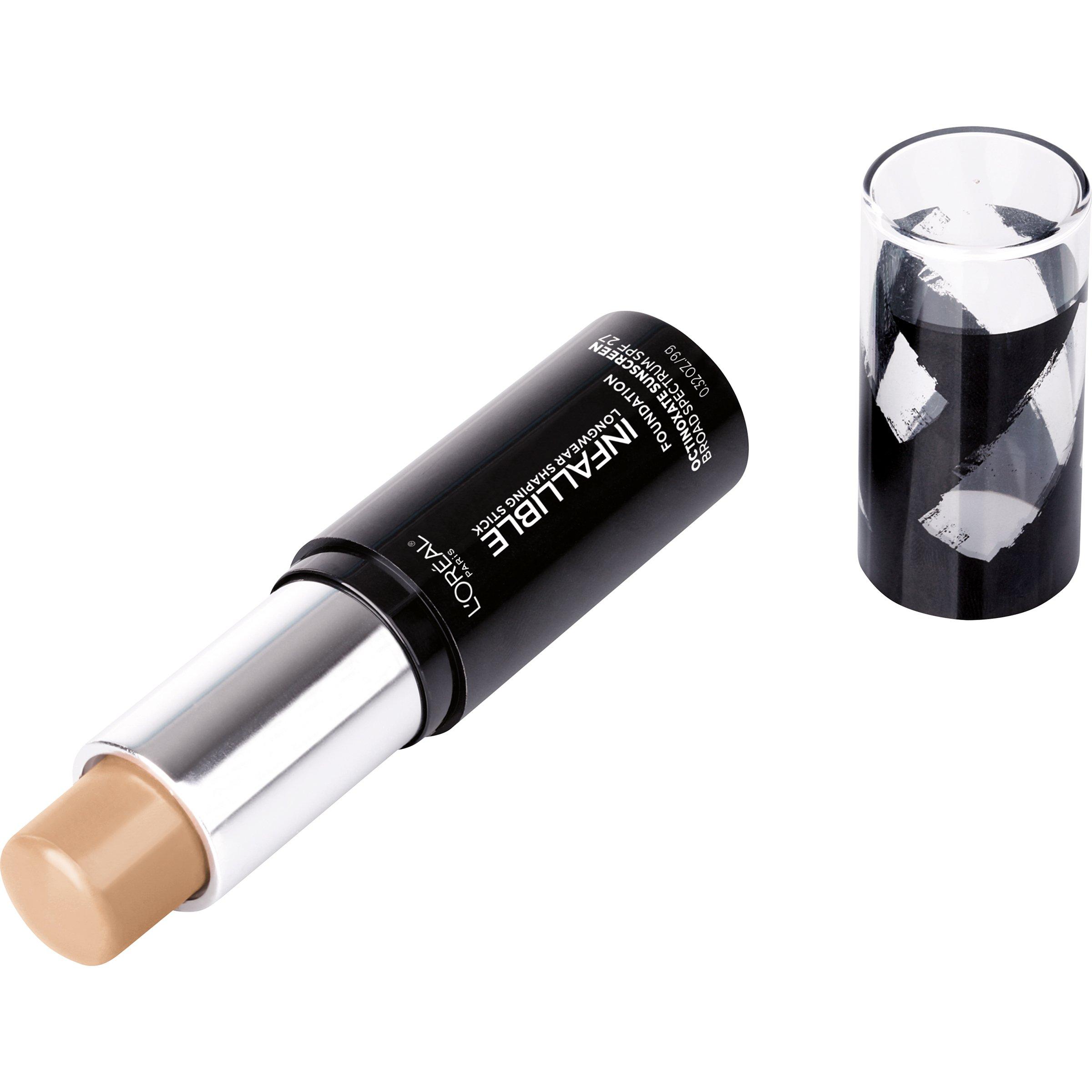 L'Oreal Paris L'Oreal Paris Makeup Infallible Longwear Shaping Stick Foundation, 405 Sand, 1 Tube, 0.32 Ounce