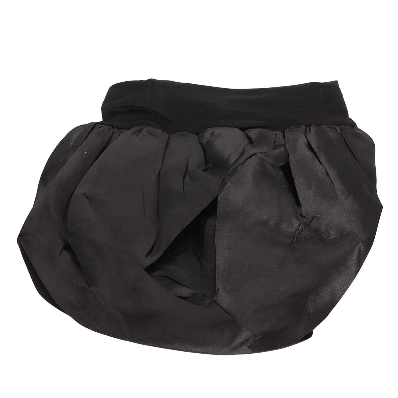 Kuuleyn Kuuleyn Waterproof Bath Caps Shower Caps Black Shower Caps Wide Brim Shower Caps Reusable Bath Hair Cap for Ladies Men and Kids