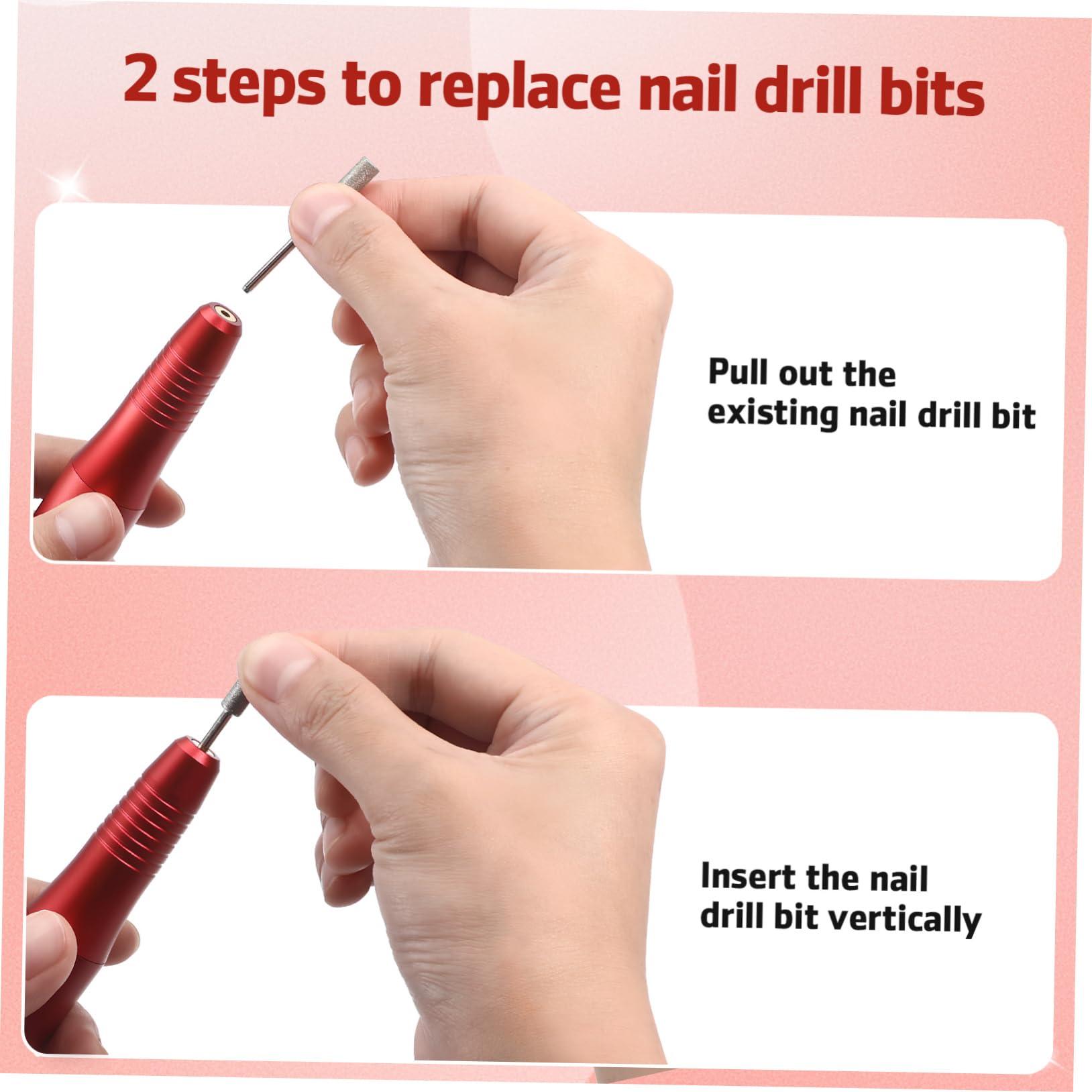 FOYTOKI FOYTOKI Efficient Electric Nail File Drill Set Manicure Kit for Women Nail Shaper