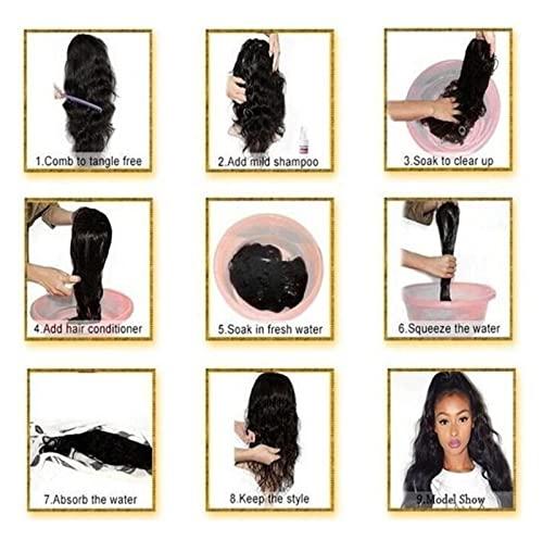 Habrur Wigs Wig Silver Grey Hair Wig Natural Short Human Hair Wigs for Women Short Wig for Daily Use Wigs