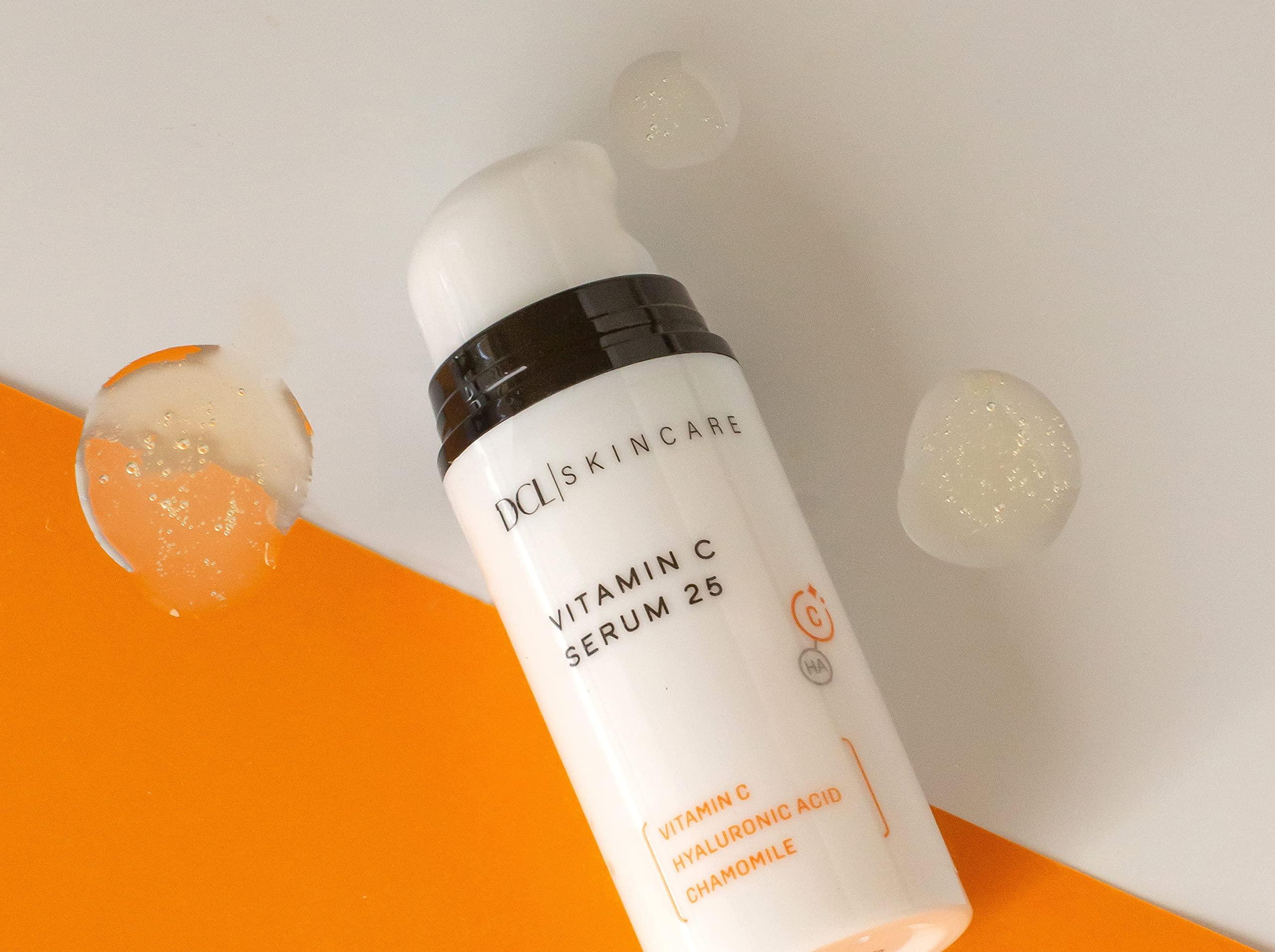 DCL DCL Skincare Vitamin C Serum 25 with 25% Vitamin C & Hyaluronic Acid, 1 fl oz.
