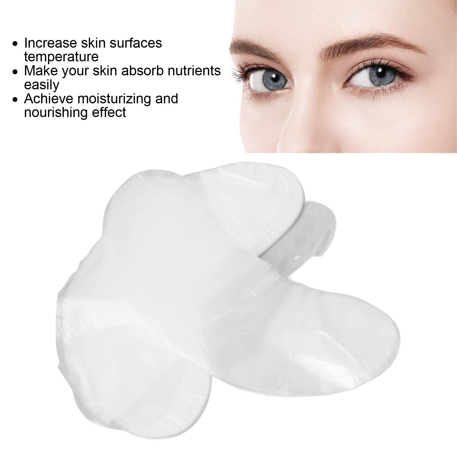Betued 100pcs Under Eye Patches, Disposable DIY Eye Paper, Disposable Eye Skin Care Pads Promote Absorption Water Locking Beauty Salon Eye Sheet for Moisturizing Beauty Makeup Tools