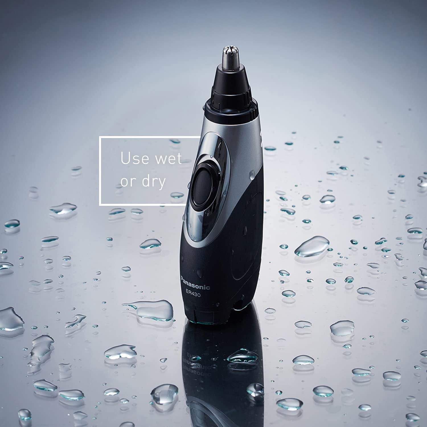 Panasonic Panasonic ER430K Nose, Ear and Facial Hair Trimmer Wet/Dry with Vacuum Cleaning System