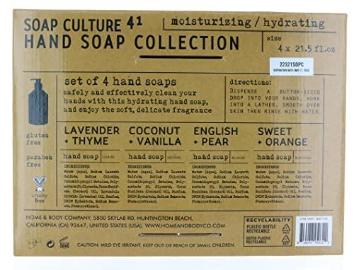 gereric Soap Culture Hand Soap Collection. Gift set of 4 x 21.5 oz bottles, 21.5 Fl Oz (Pack of 4)