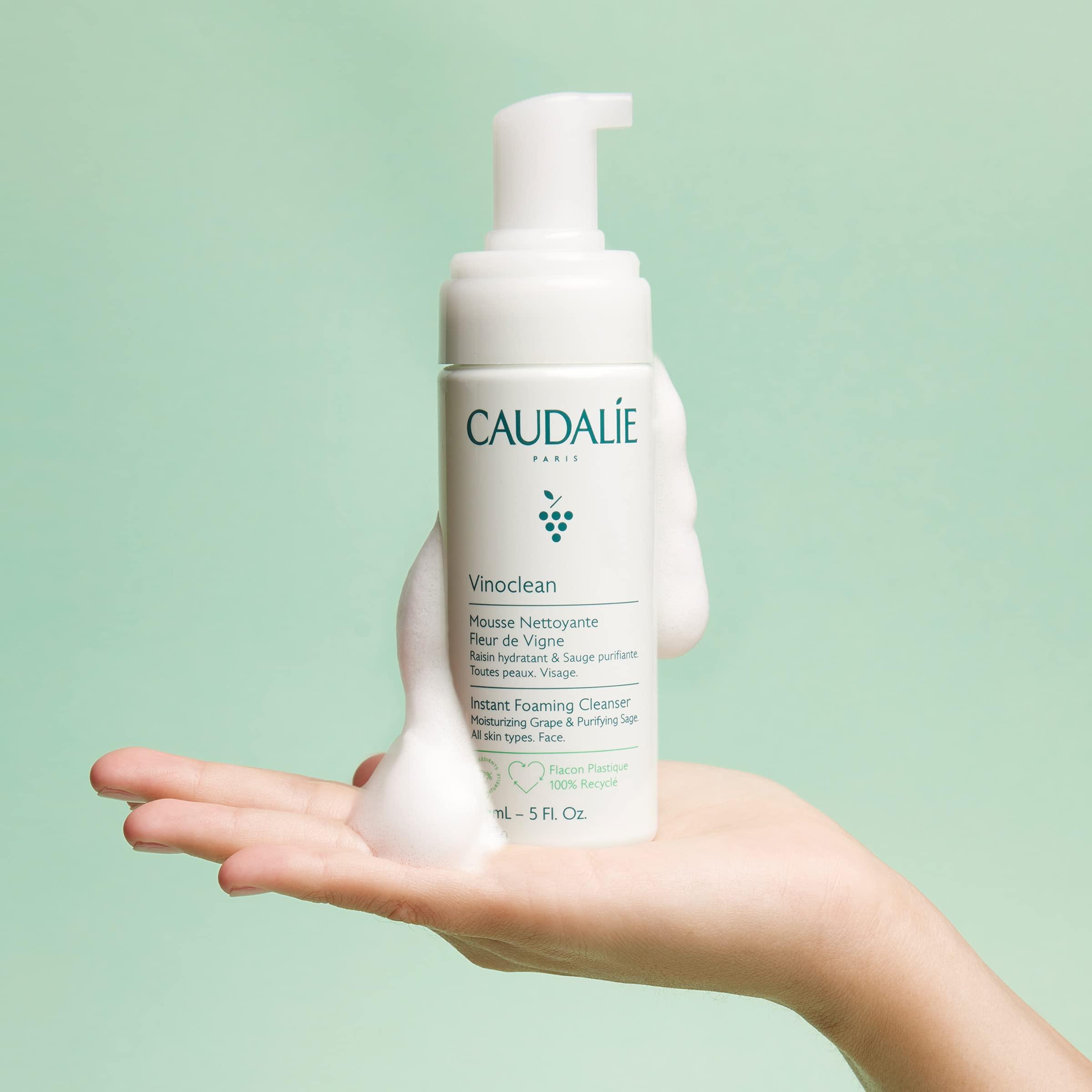 Caudalie Caudalie Instant Foaming Cleanser: Daily Facial Cleanser that Cleanses, Soothes, Reduces Redness, 5 Fl Oz