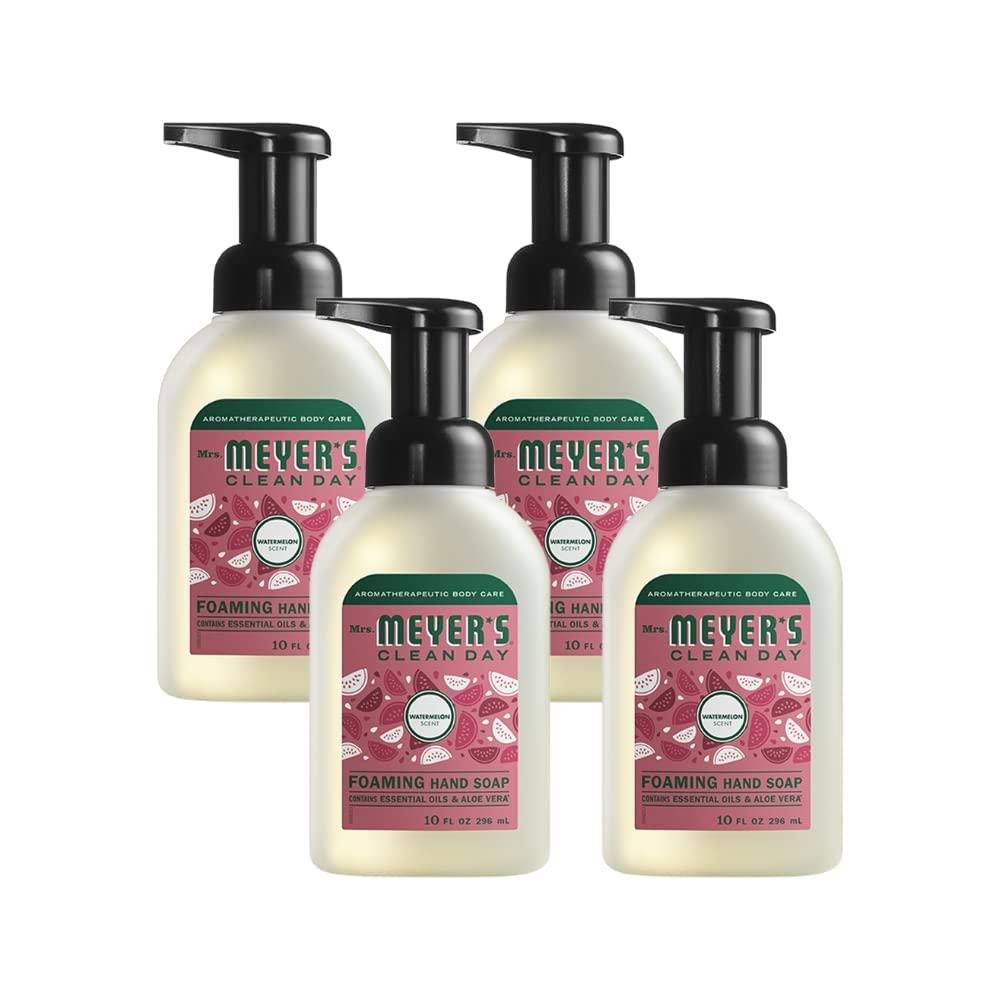 MRS. MEYER'S CLEAN DAY MRS. MEYER'S CLEAN DAY Foaming Hand Soap, Watermelon, 10 OZ (Pack - 4)
