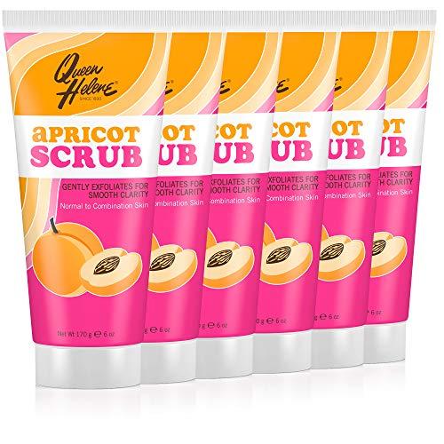 Queen Helene Queen Helene Facial Scrub, Apricot, 6 Oz (Pack of 6) (Packaging May Vary)