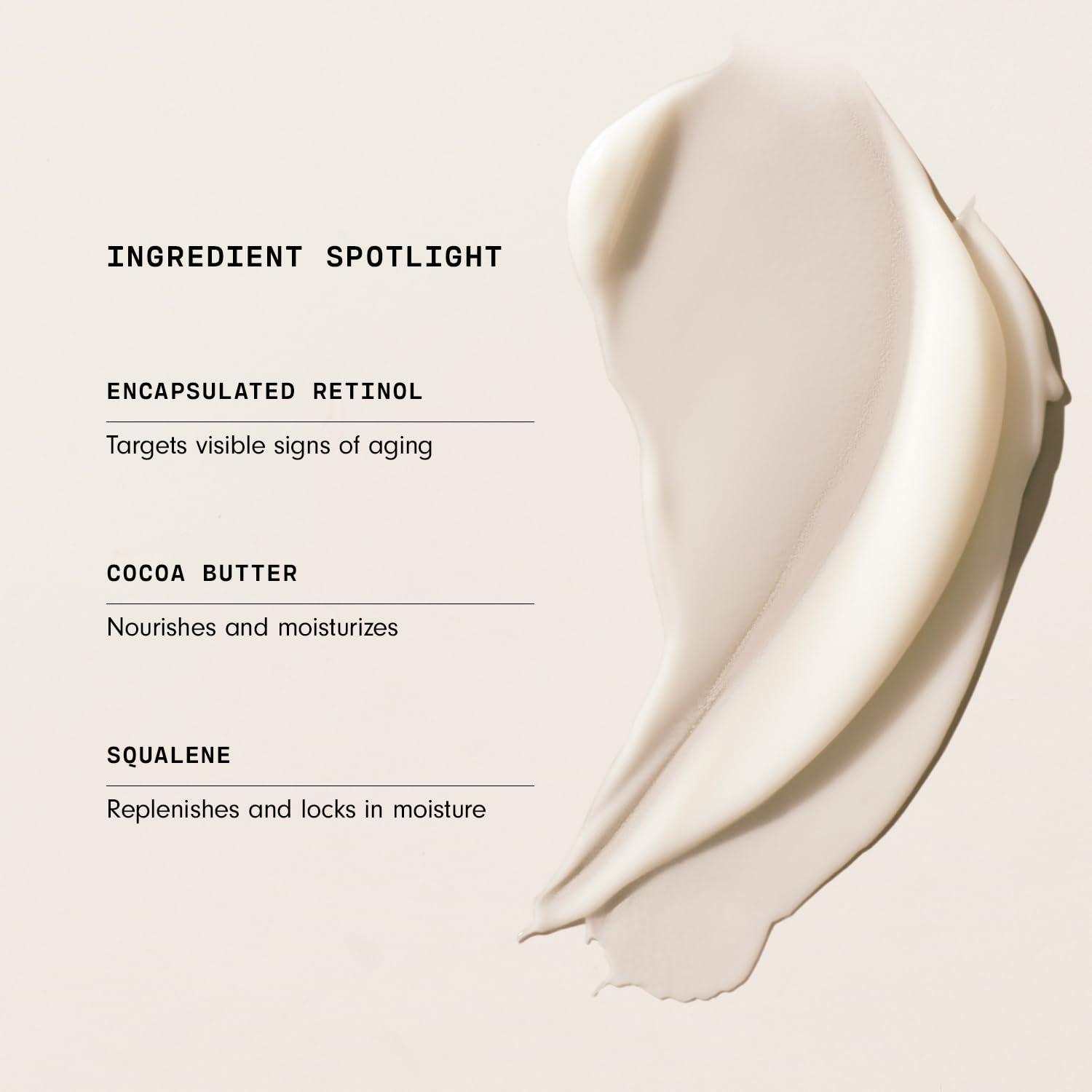 Versed Versed Press Restart Retinol Body Lotion - Skin Firming Lotion with Cocoa Butter, Squalane & Vitamin E - Lightweight All-Over Body Moisturizer for Dark Spots and Aging Dry Skin (6 oz)