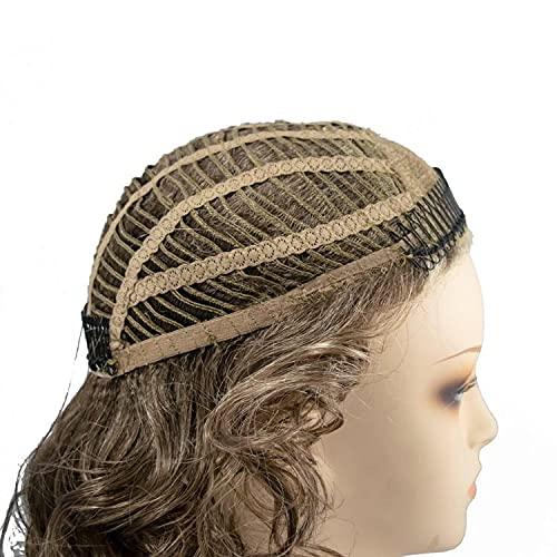 Wig Pro Wig Pro Poppy 3/4 Cap Wig Color 33GR 14\" Overall Length with Jaw Comb on Top Synthetic Curls Volume Hairpiece Fall Bundle MaxWigs Hairloss Booklet