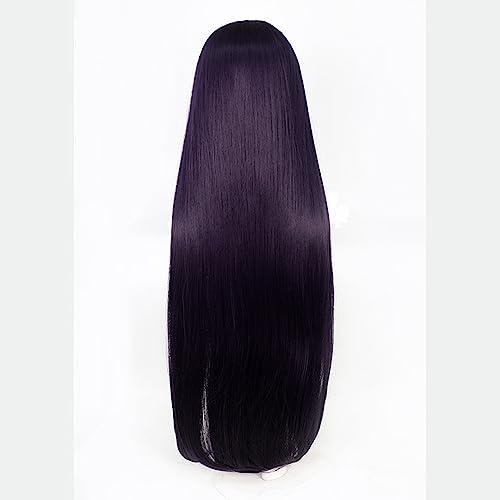 osseoca osseoca Aza Toma Cosply Wig Dark Purple 100cm 39inch (Aza Toma-DPL)