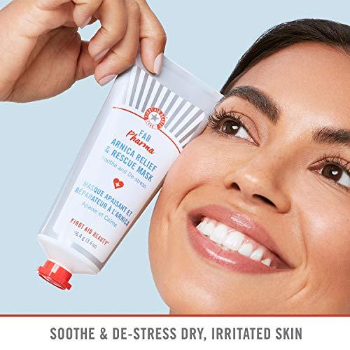 First Aid Beauty First Aid Beauty FAB Pharma Arnica Relief & Rescue Mask – Soothing Leave-On Face Mask for Dry Skin - 3.4 oz.