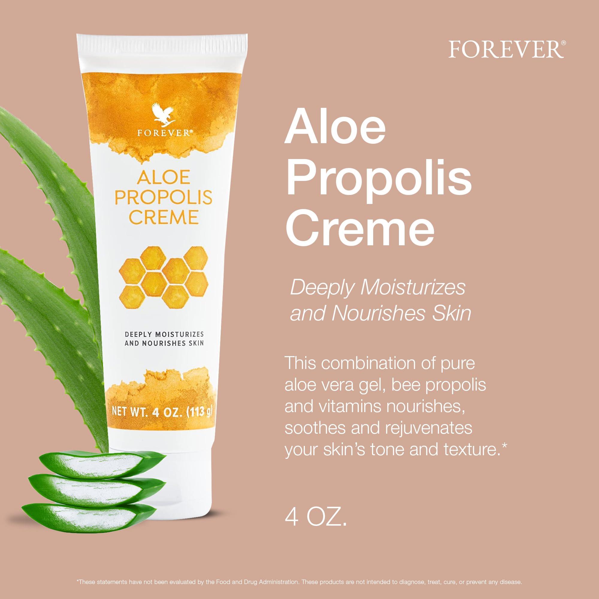 Forever Living Products Forever Living - Aloe Propolis Creme, Skin Nourishment with Aloe Vera and Bee Propolis, Moisturizing Cream with Vitamins A, E, C, 4 oz