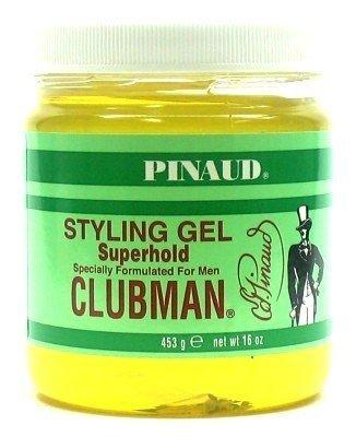 Clubman Clubman Style Gel Super Hold 16 oz. Jar For Men (Pack of 8)