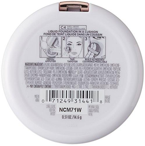 L'Oréal Paris L'Oréal Paris True Match Lumi Cushion Foundation, C4 Shell Beige, 0.51 oz.