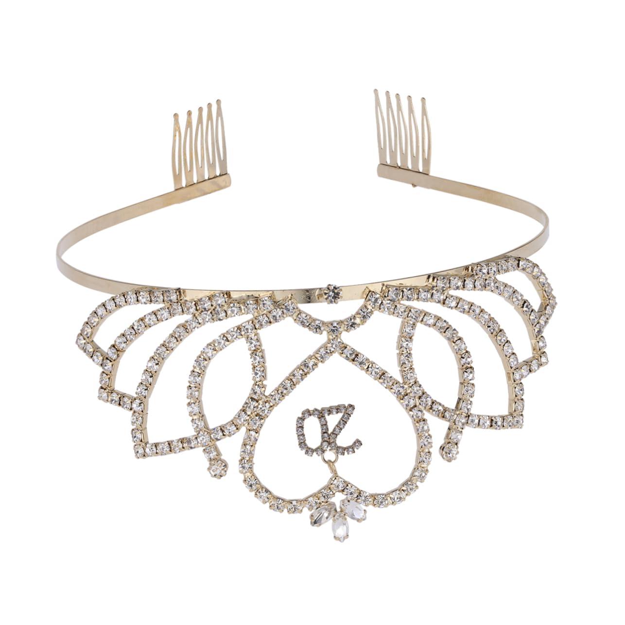 DRESSOOS DRESSOOS 1pc Crown Hair Clasp Party Hair Clasp Birthday Princess Bridal Headpiece Girls Headband Birthday Headband 40th Birthday 20th Birthday Crown for Girls Dress Accessories Dinner Party