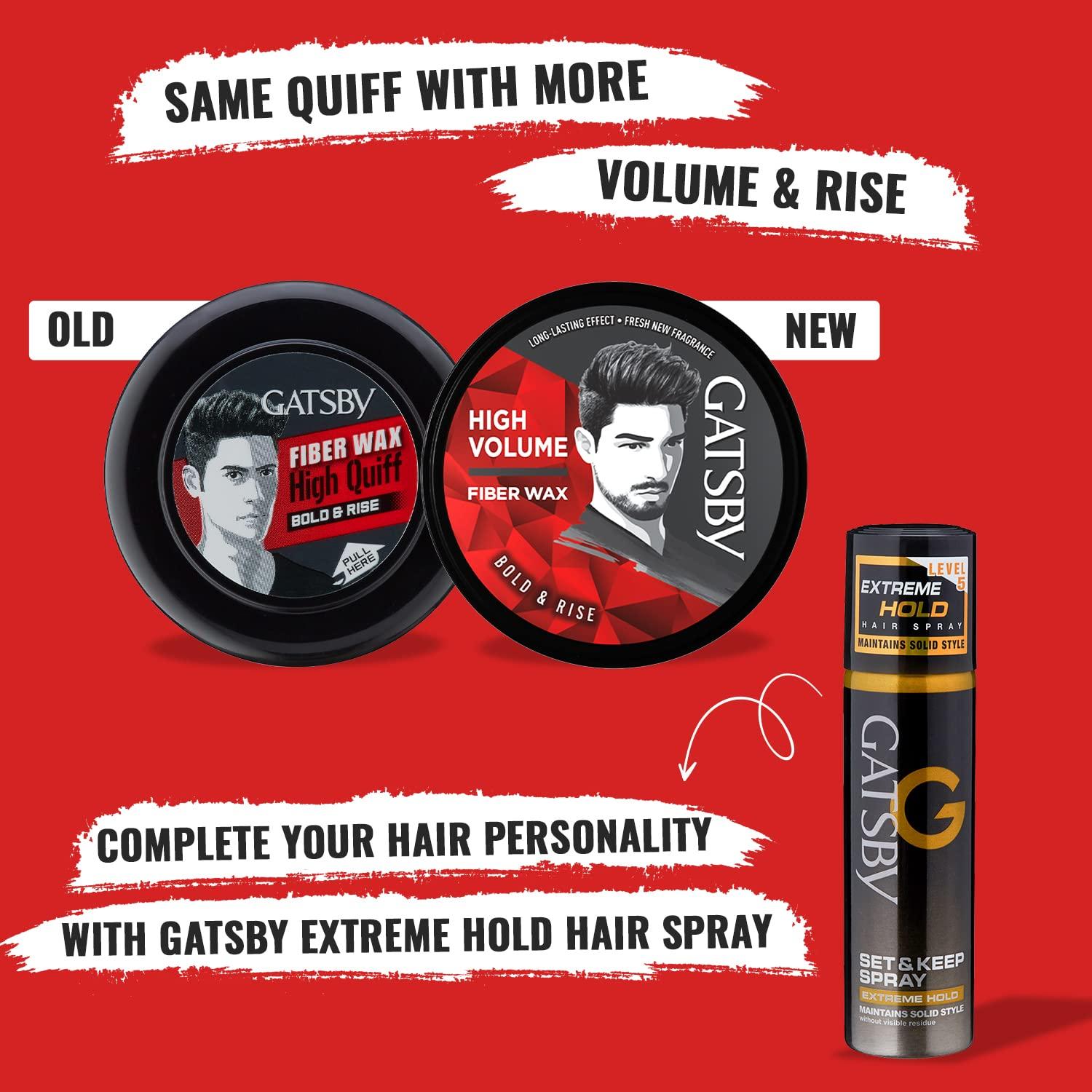 GATSBY Gatsby Hair Styling Fibre Wax Bold and Rise, 75g