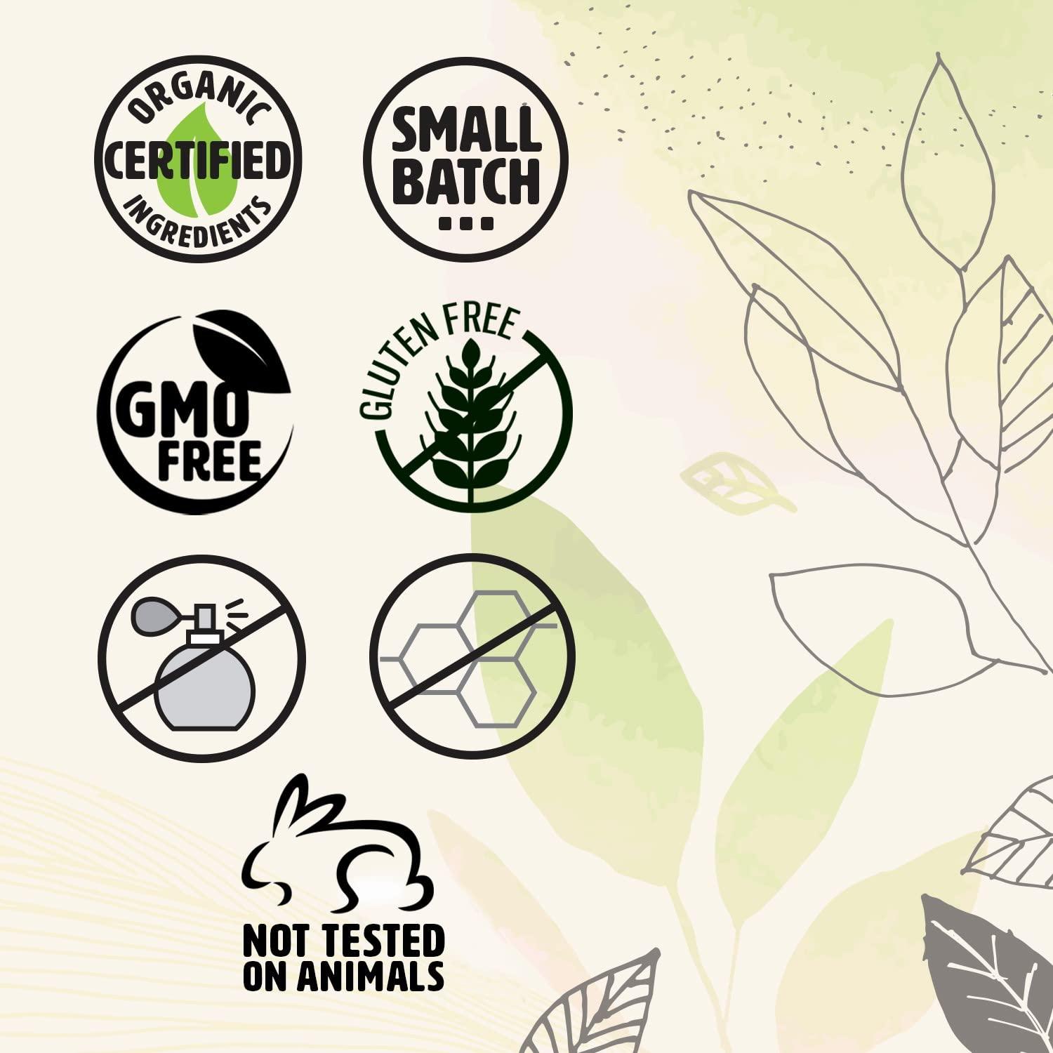 Earth Elements Organics Organic Comfrey Oil Raw, Infused, Pressed Herbal Oil. Comfrey Leaf, Sunflower Seed Oil 4 fl.oz.