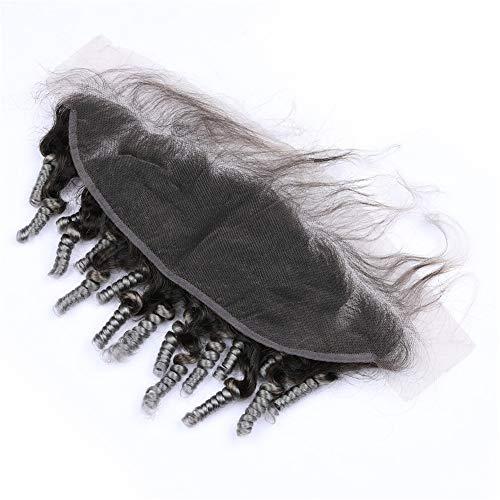 Tony beauty hair Tony Beauty Hair Aunty Funmi #1B/Grey Ombre Peruvian Virgin Human Hair Wefts with Frontal 3Bundles Silver Grey Ombre Funmi Hair Weaves with 13x4 Lace Frontal Closure 4Pcs Lot (16 16 16+16)