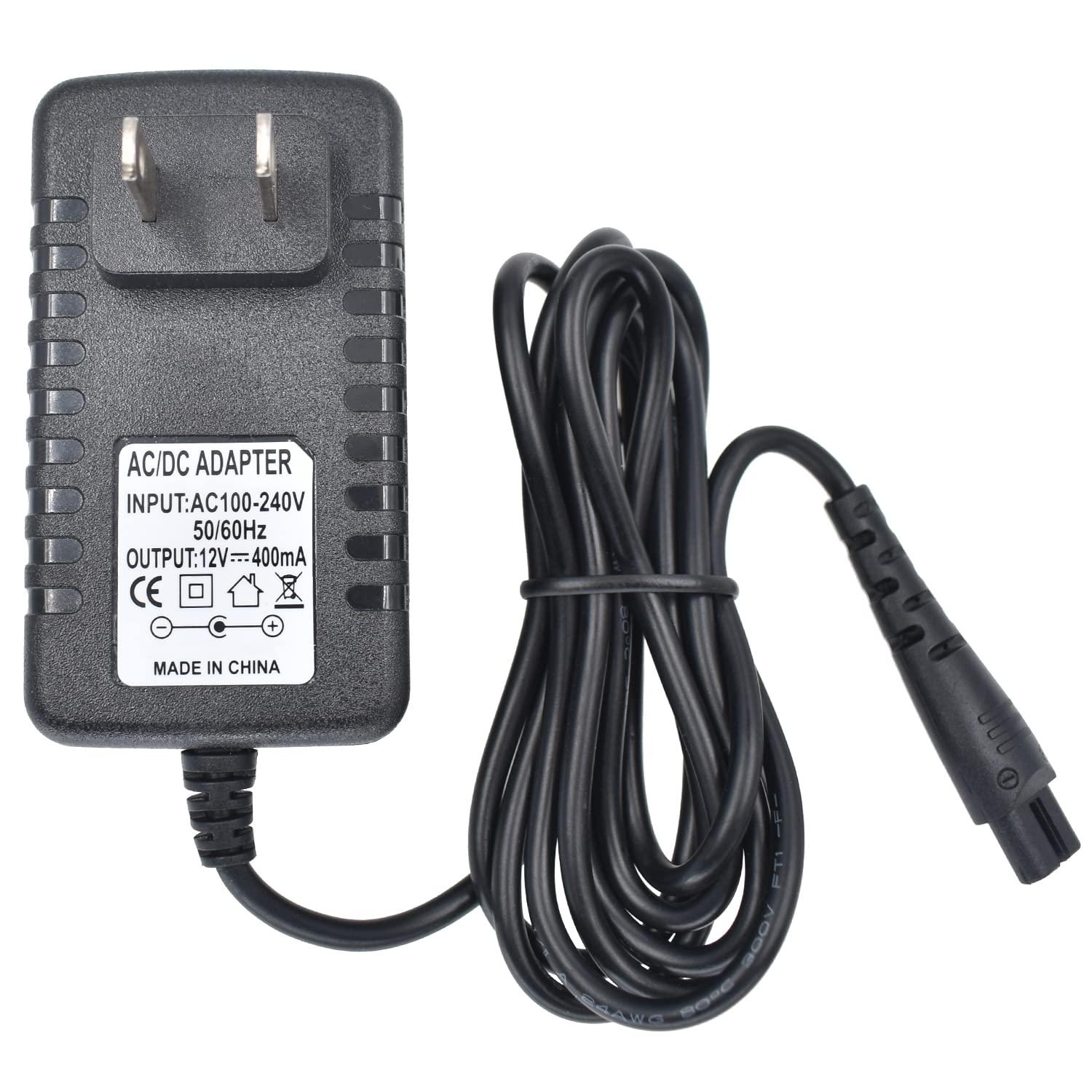 BOEEA Replacement Charger for Remington Shaver F5-5800 F7800 F5800 F5790 F4790 R5150 R6130 R-6150 MS2-390 MS3-2700 MS680 R9100 Electric Razor Trimmer PA1204N Power Cord