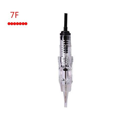 boermeize Cartridge Needles Tattoo Sterilized Flat Shader 3F/5F/7F 20pcs/lot Disposable Needles for Eyebrow Lip Eyeliner Permanent Makeup (7F)