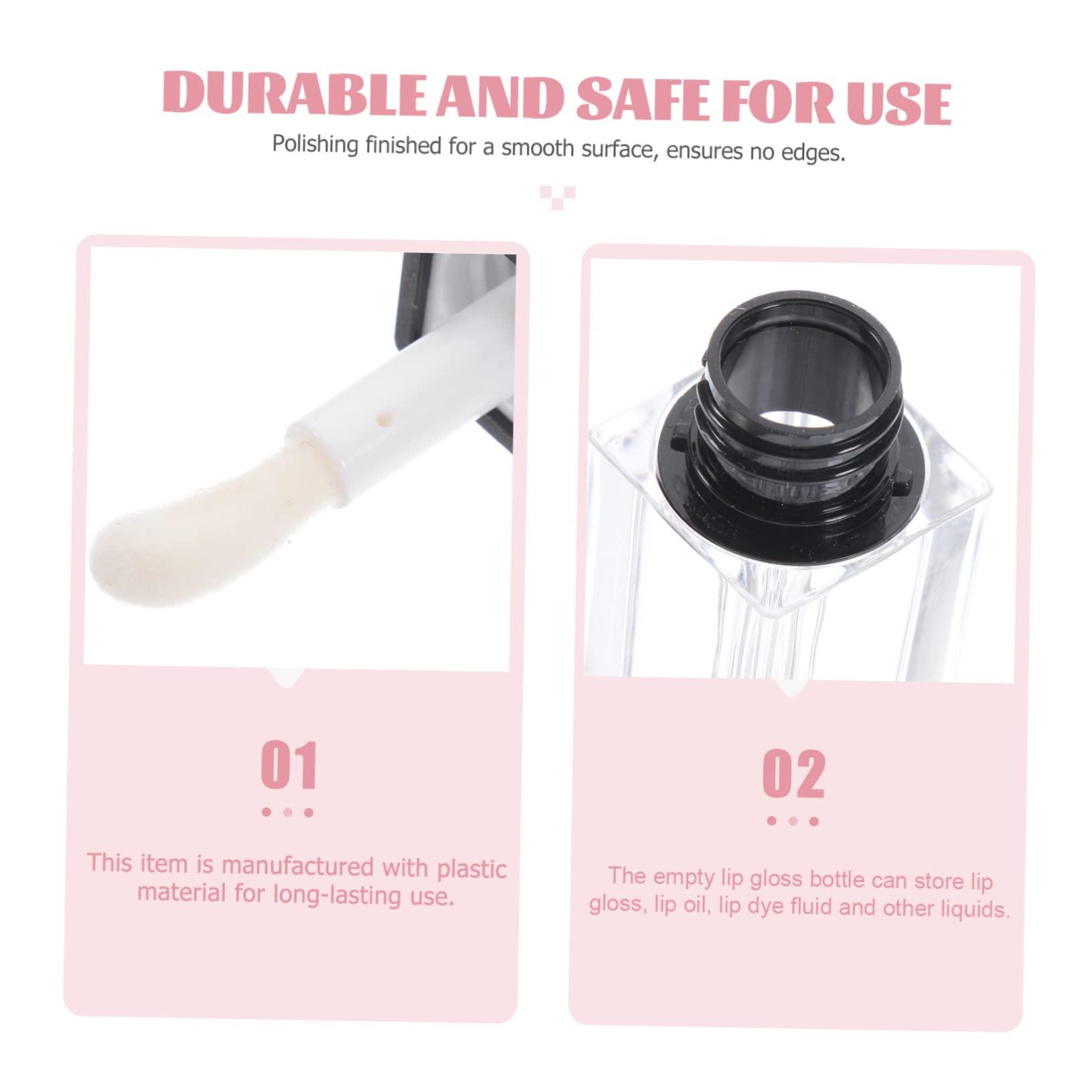 SKISUNO SKISUNO 12pcs Refillable Lip Gloss Tubes Empty Containers for Diy Women's Beauty Supplies 5ml Bulk Pack