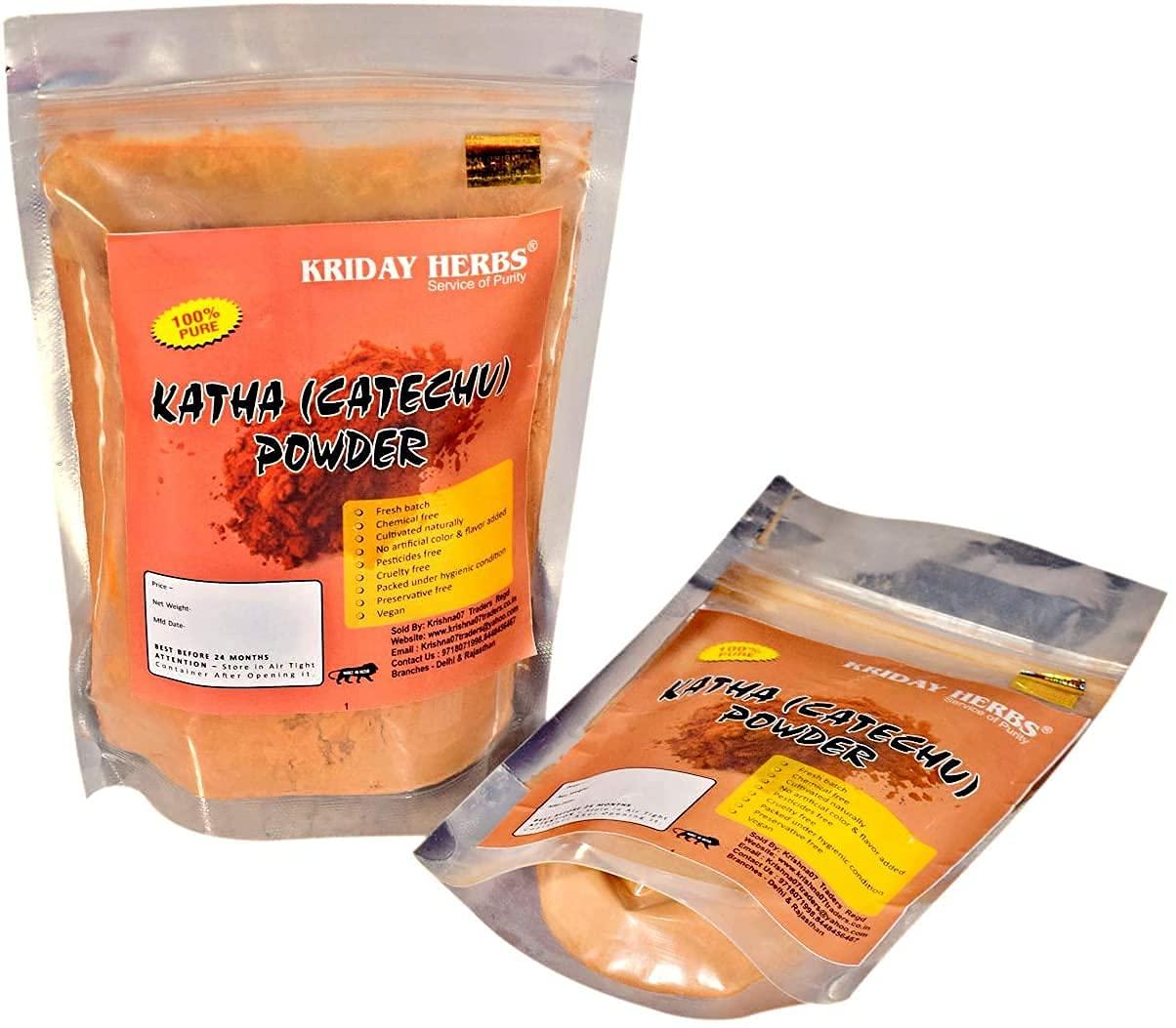 Admart Admart Pure and 100% Natural Katha Powder for Pan, Acacia Catechu for Hair Care, 99 gm