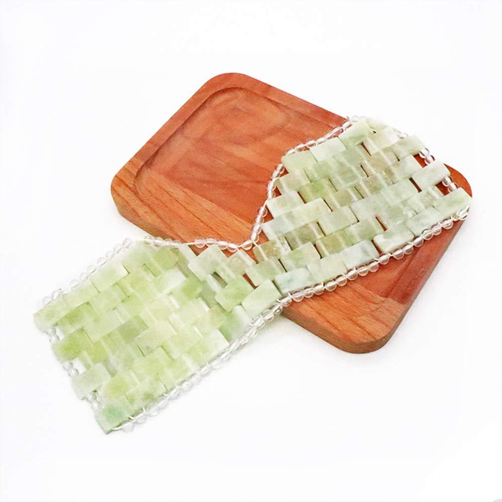 AITELEI AITELEI Natural Jade Eye Mask Anti-Aging Facial Sleeping Eye Mask Hot or Cold Therapy Blindfold for Puffy Eyes, eye masks for dark circles and puffiness Massage Tool