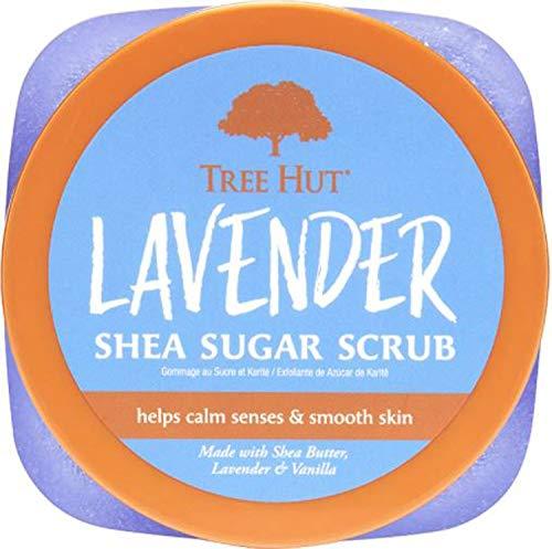 Tree Hut Tree Hut Lavender Shea Sugar Scrub 18 Oz! Formulated With Real Sugar, Certified Shea Butter And Lavender Oil! Exfoliating Body Scrub That Leaves Skin Feeling Soft & Smooth! (Lavender Scrub)