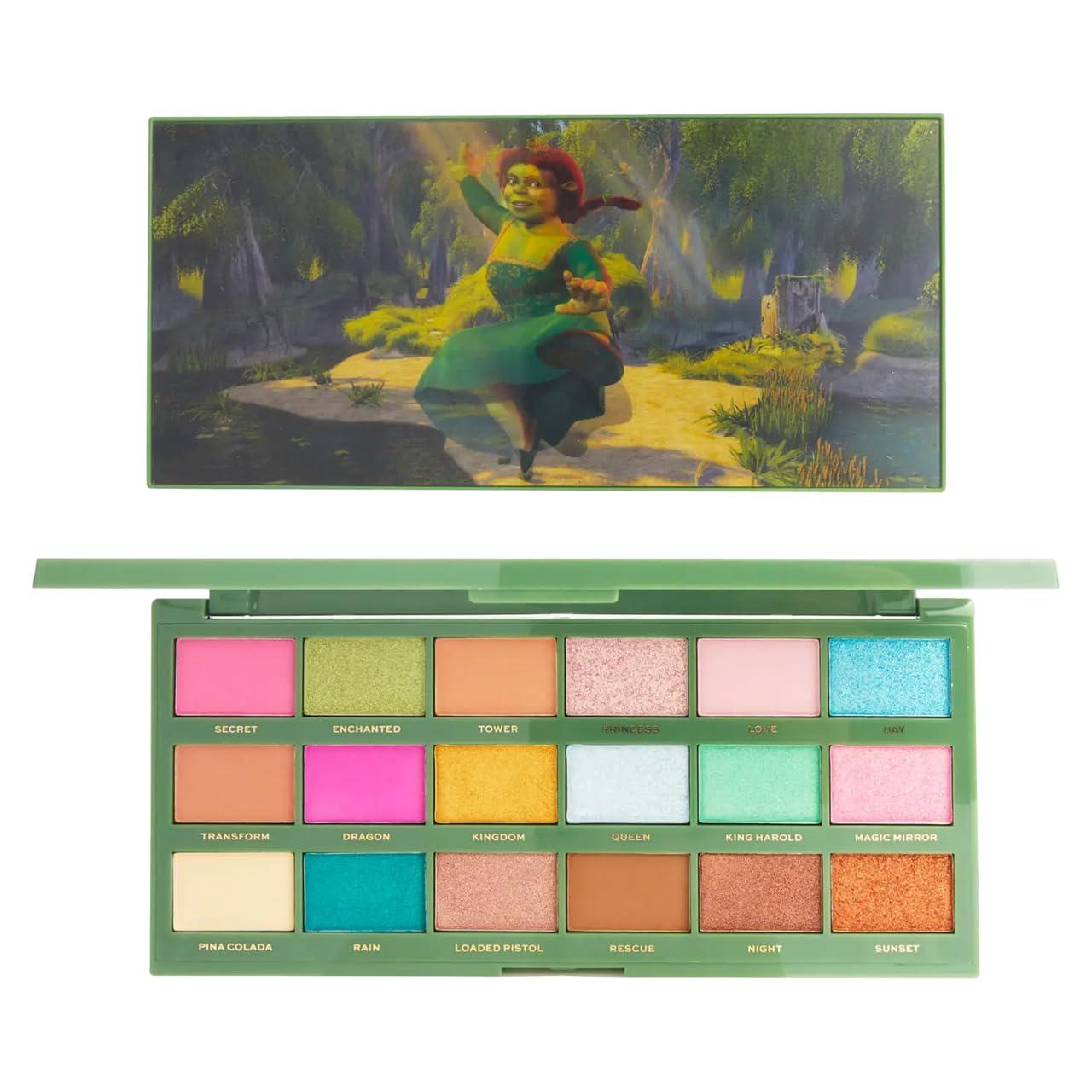 REVOLUTION BEAUTY Shrek x I Heart Revolution By Night One Way By Day Another Shadow Palette
