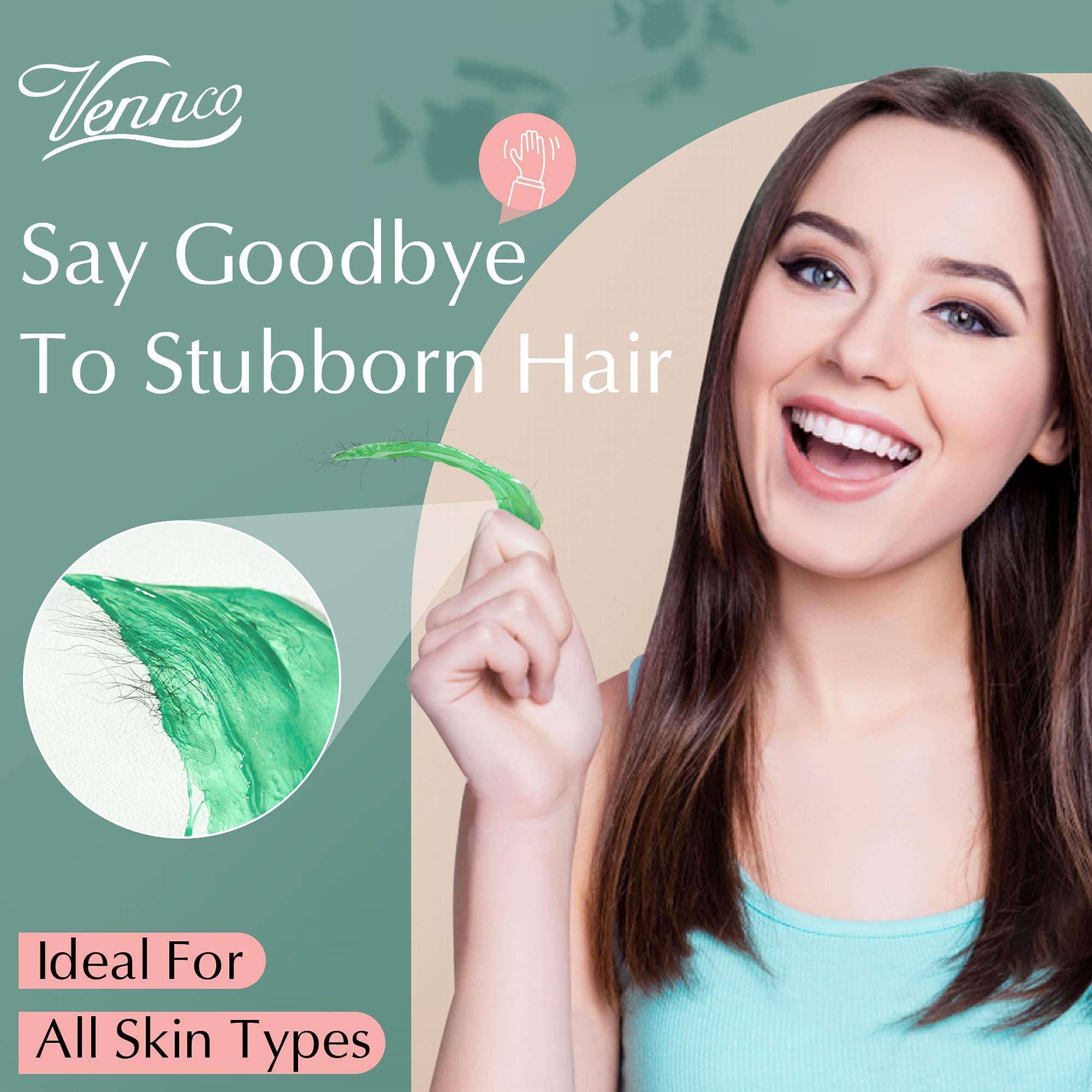 Vennco VENNCO 2.5lb Aloe Wax Beads - Hard Wax Beans for Coarse Hair Removal, Gentle Large Refill for Wax Warmer Kit, At-Home & Professional Smooth Waxing for Sensitive Skin Brazilian Bikini Face Eyebrow Leg