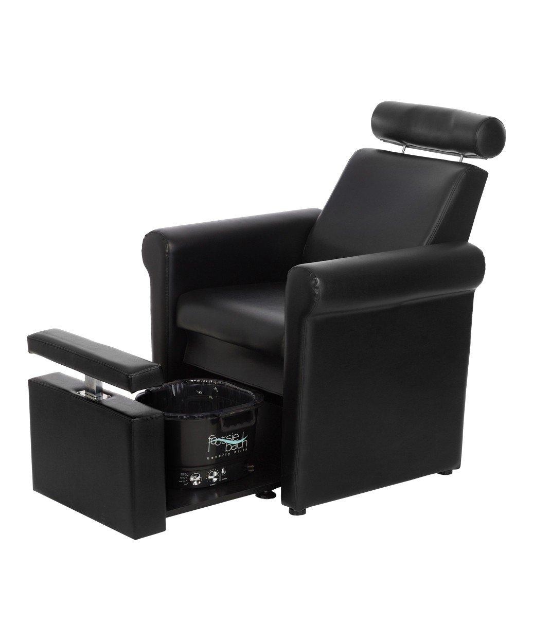 Buy-Rite Salon & Spa Equipment Buy-Rite Salon & Spa Equipment Mona Lisa Plumb Free Pedicure Chair - No Plumbing, Adjustable, Portable, Removable, Black, CHM-2320-5H-BLACK