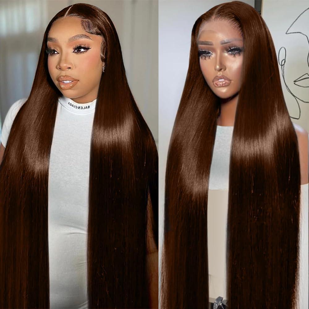 LAPONDAI LAPONDAI 13x6 Chocolate Brown Lace Front Wig Human Hair