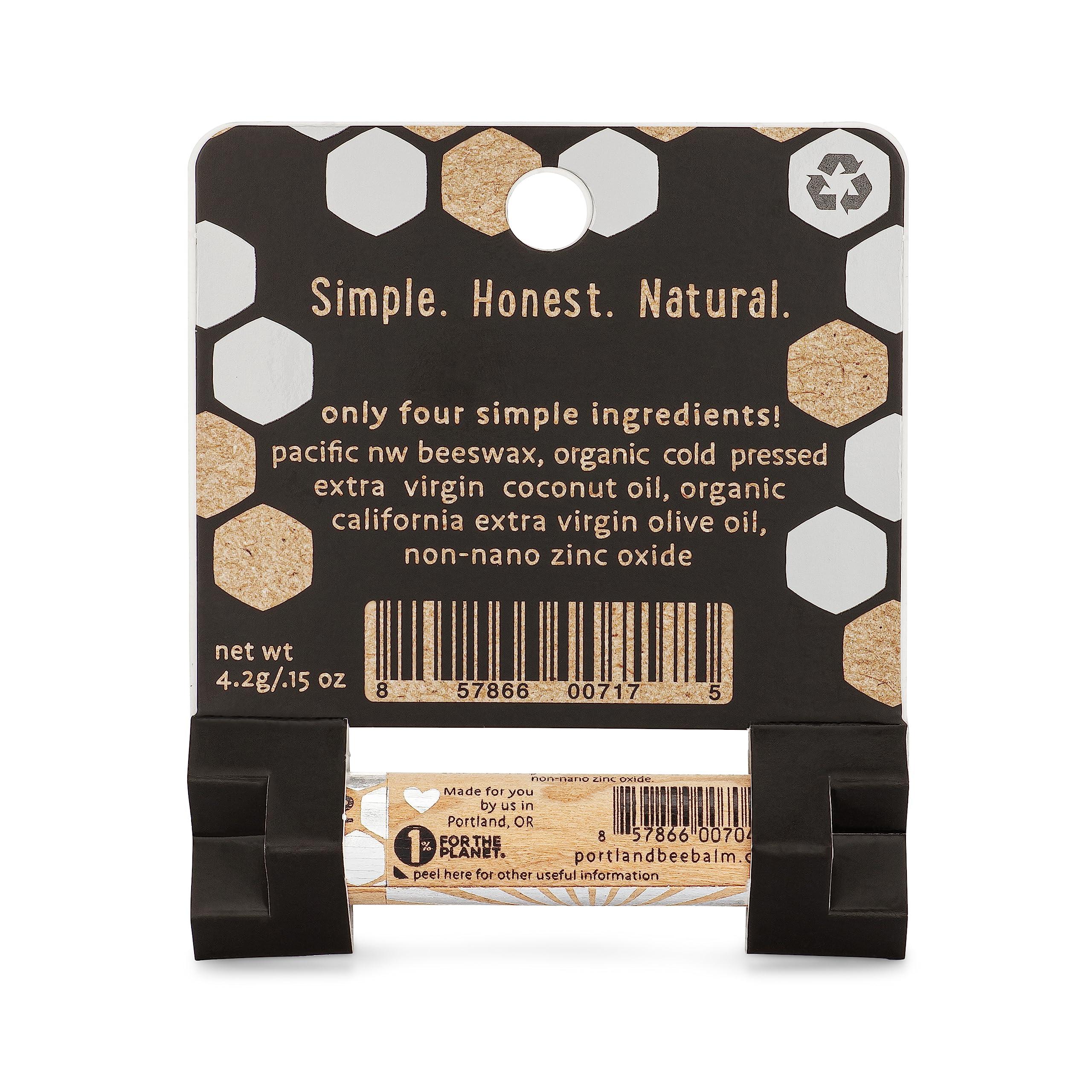 Portland Bee Balm Portland Bee Balm Solar Eclipse All Natural Handmade Beeswax Based SPF 15 Lip Balm, 1 Count