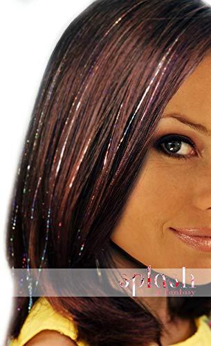 La Demoiselle 40" Hair Tinsel 100 Strands (Sparkling Silver)