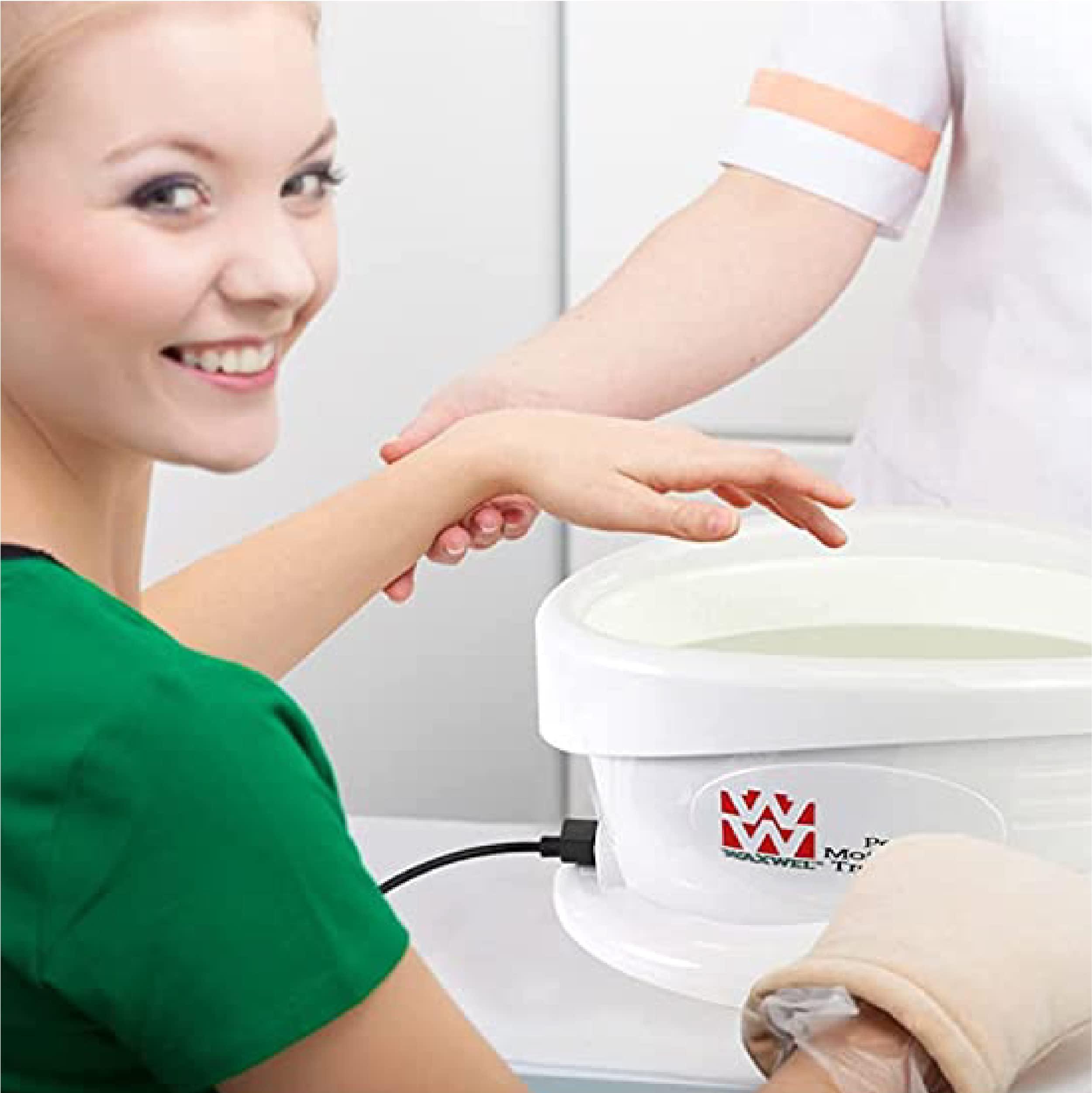 WaxWel WaxWel Paraffin Wax Warmer Bath Unit for Hands and Feet for Arthritis Pain Relief and Moisturizing Treatments