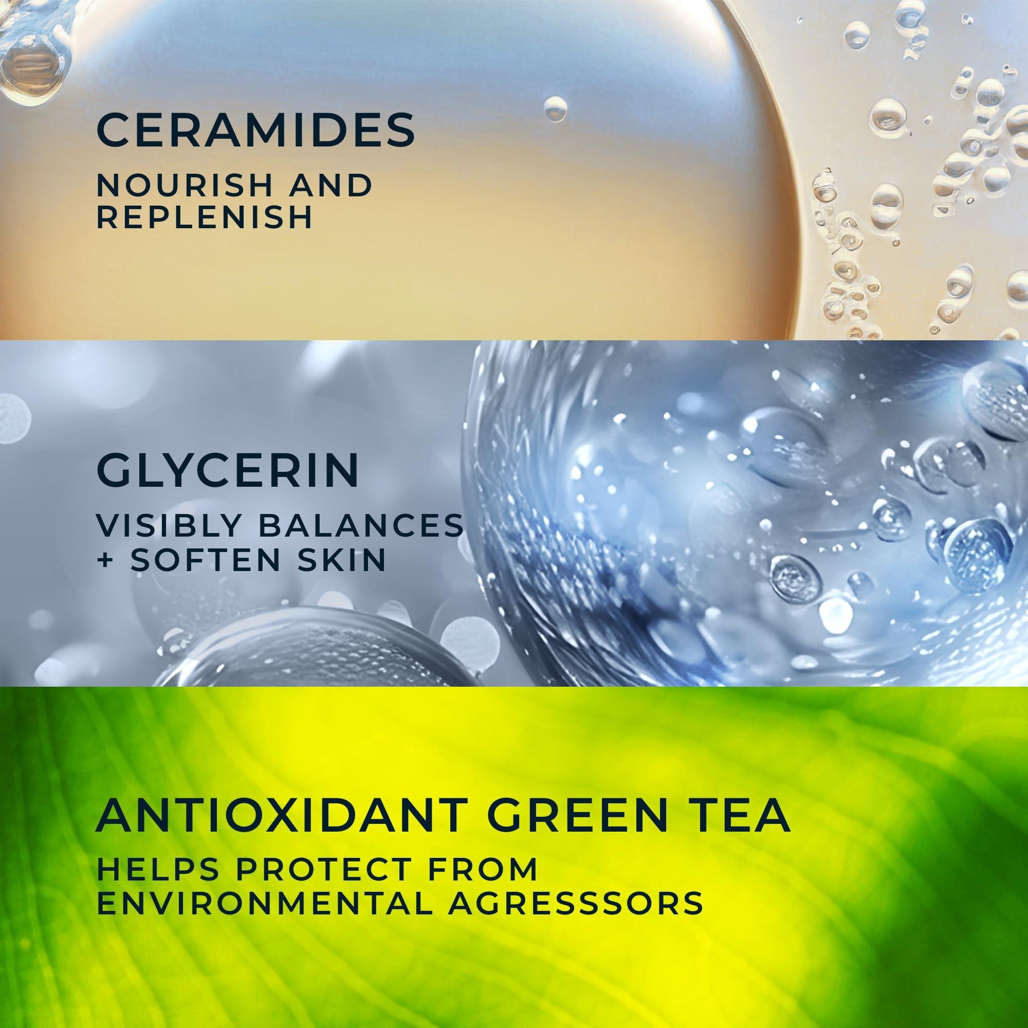 RoC RoC Barrier Renew Gel to Foam Non Drying Facial Cleanser to Hydrate Skin, 12 Ounces