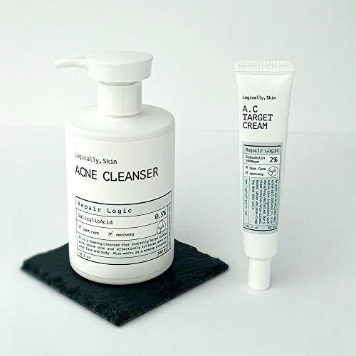 Logically skin Logically skin ACNE Cleanser 300ml,Korean Skin Care,Korean Beauty,Acne Foaming, Facial Cleanser, Acne Face Wash,Foaming Facial Cleanser,Foaming Facial Cleanser