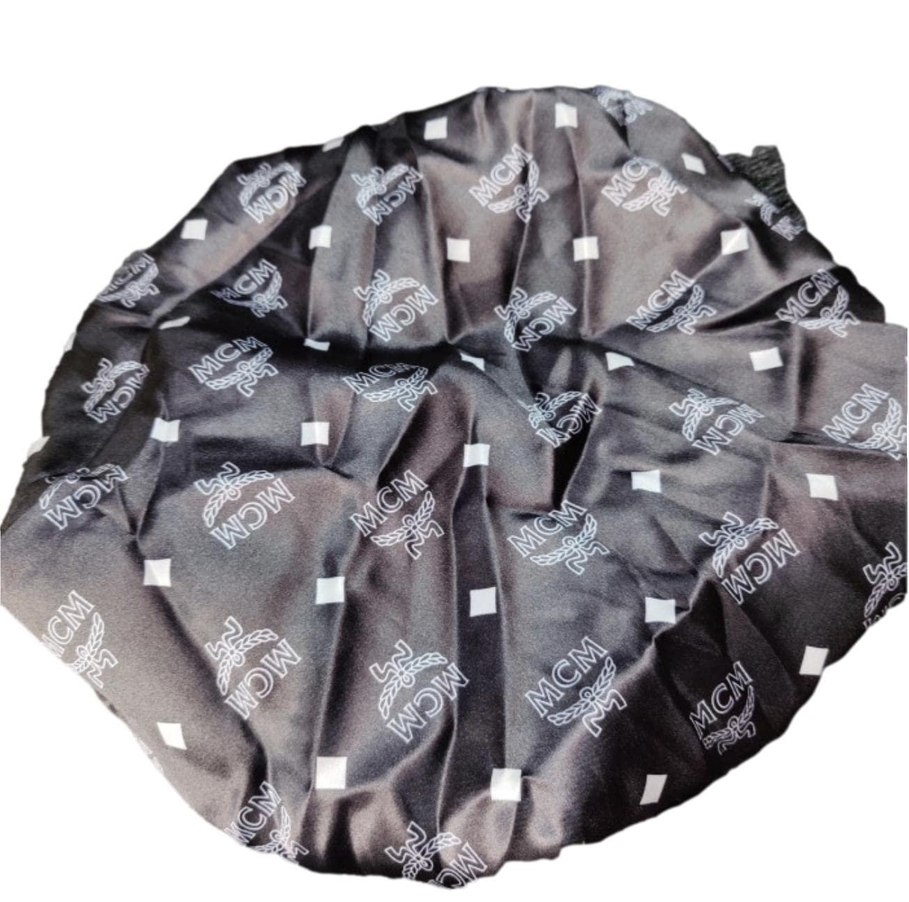 Generic Silky Designer Bonnet (Multiple Designs) (Black M)